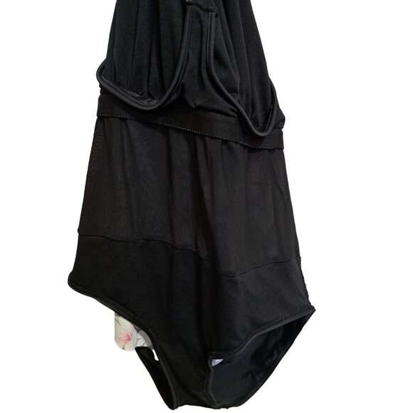 Island Pearls Swimsuit One Piece Size 20 Tropical Hawaiian Halter Takini Top - Picture 5 of 6